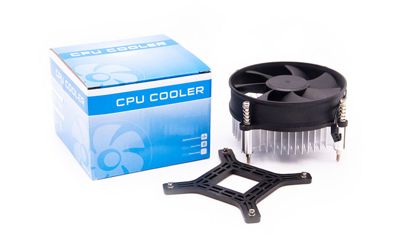 MW-CM-0T-20B 弹簧螺丝下压纯铝 CPU 散热器