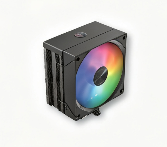 M418-A ARGB (BLACK) 黑色幻彩单塔 CPU 散热器